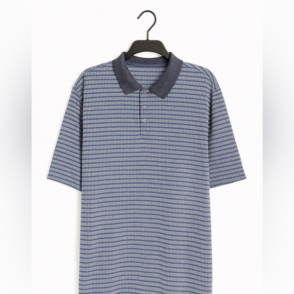 Talbots Other - Talbots Men’s L Blue Pima Cotton Golf Polo